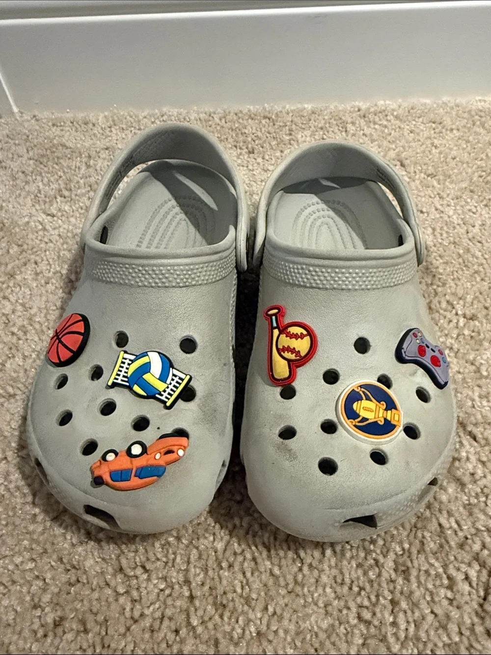 Clog Shoes with Sports Charms